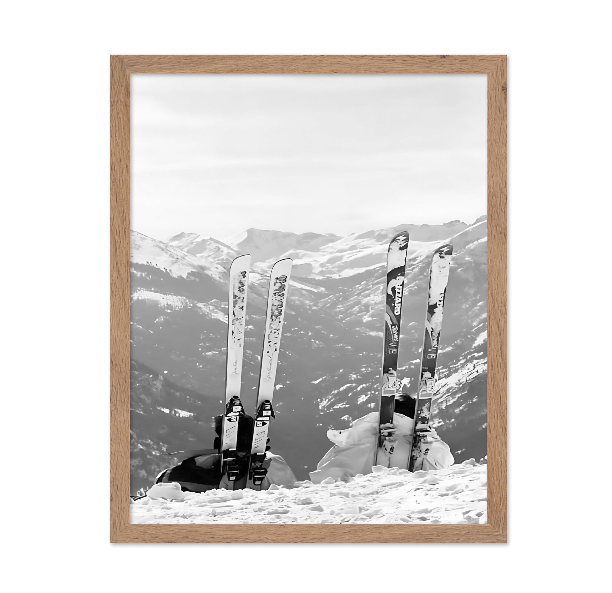 Snowblades in Ski Mountain