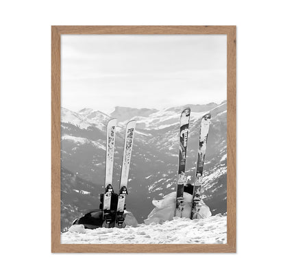 Snowblades in Ski Mountain