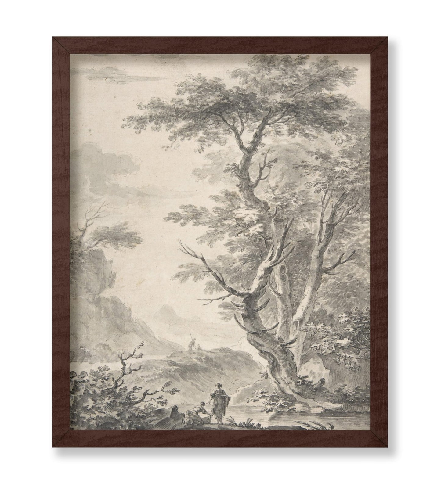 Jean-Baptiste Pillement - Washerwoman by a Brook
