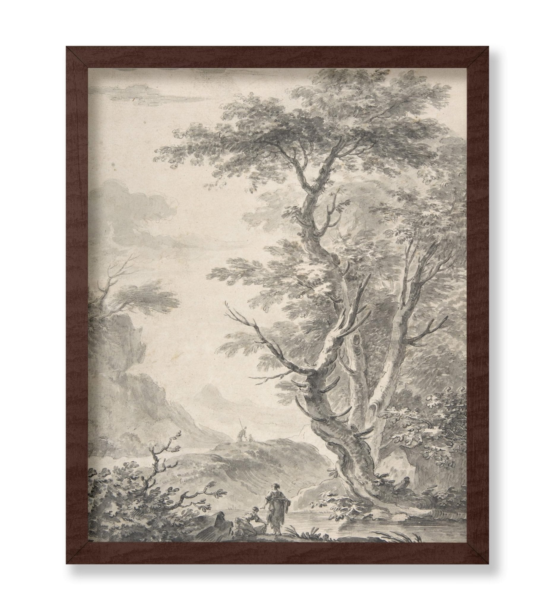 Jean-Baptiste Pillement - Washerwoman by a Brook