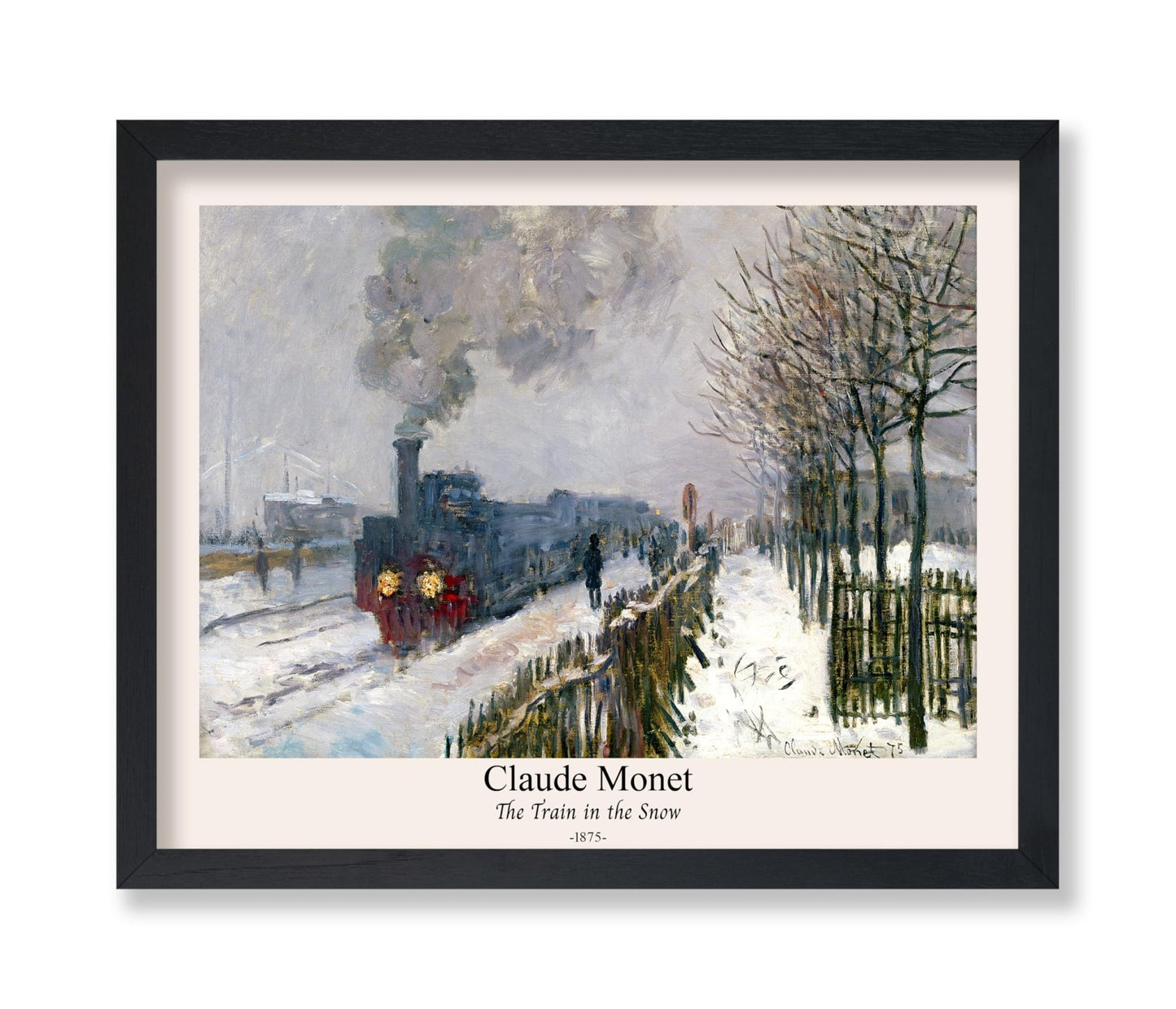 Claude Monet - The Train in the Snow