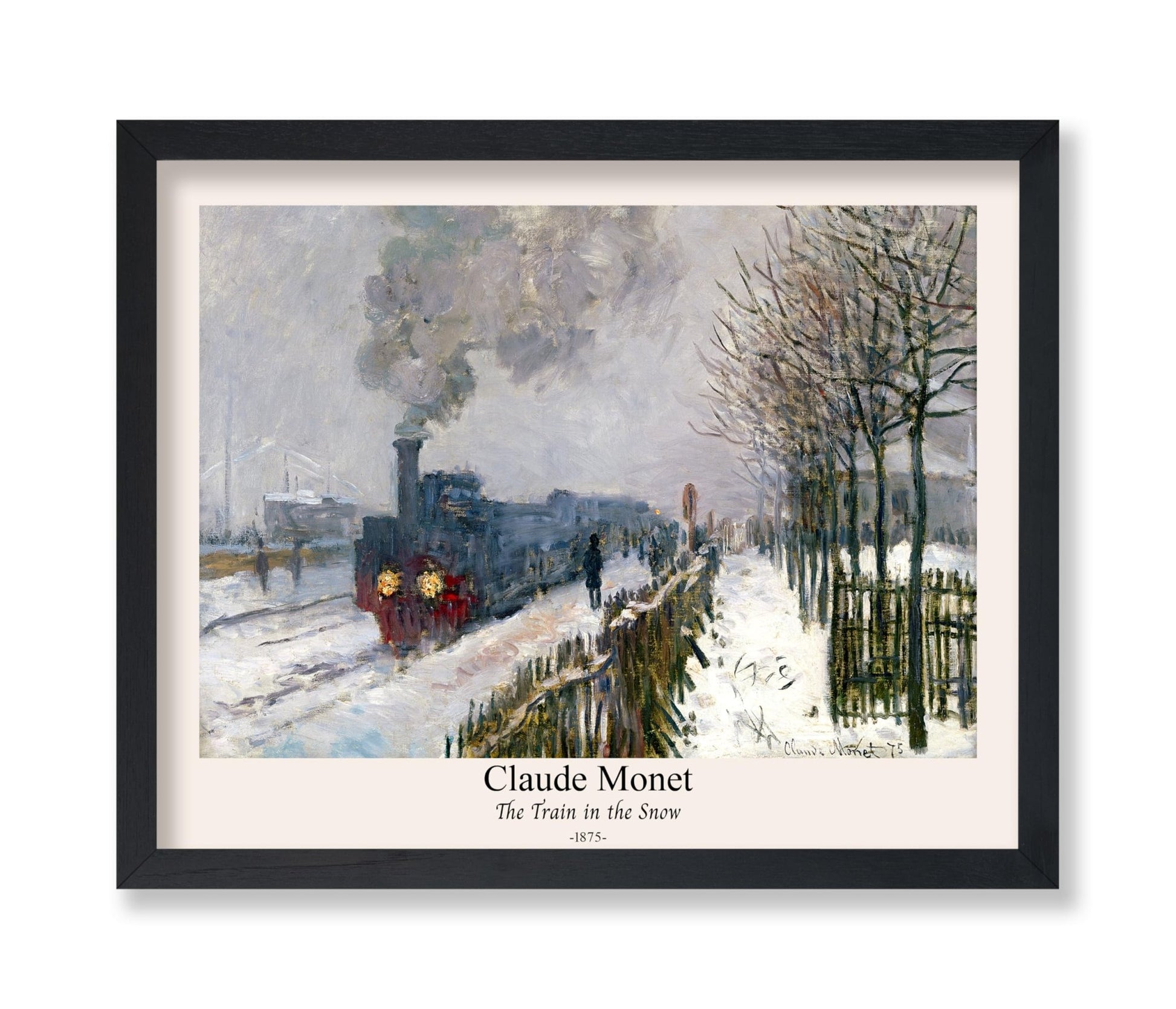 Claude Monet - The Train in the Snow