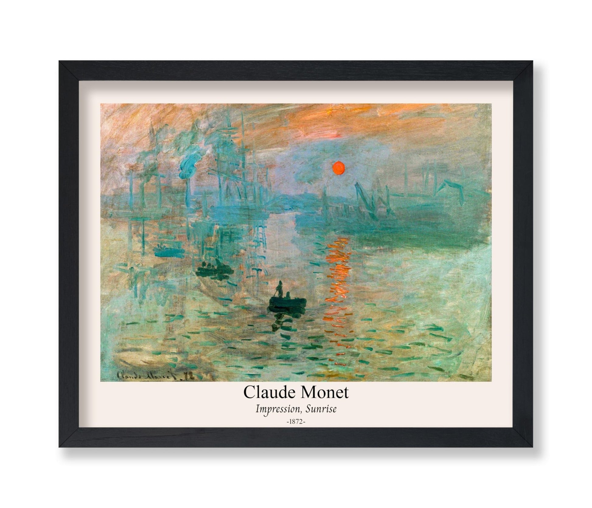 Claude Monet - Impression Sunrise No1