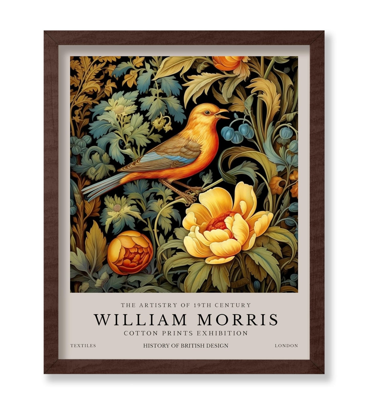 William Morris - Bird & Flowers No1