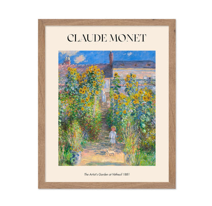 Claude Monet - The Artist's Garden at Vetheuil