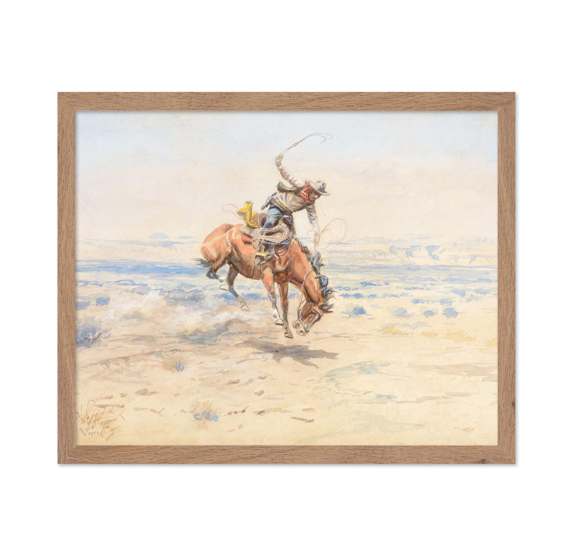 Charles Marion Russell - Bucking Bronc