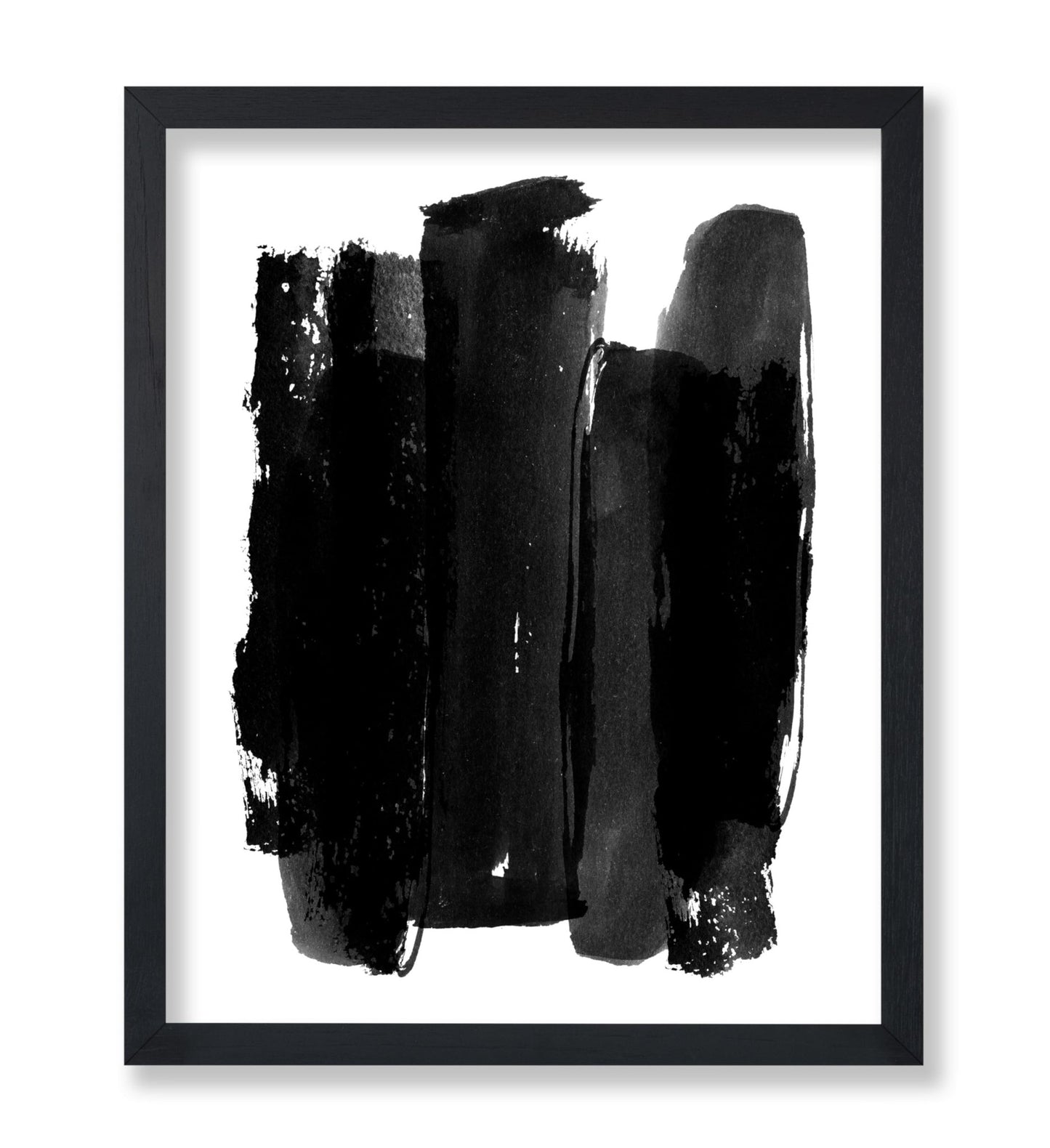 Black Brush Strokes No3