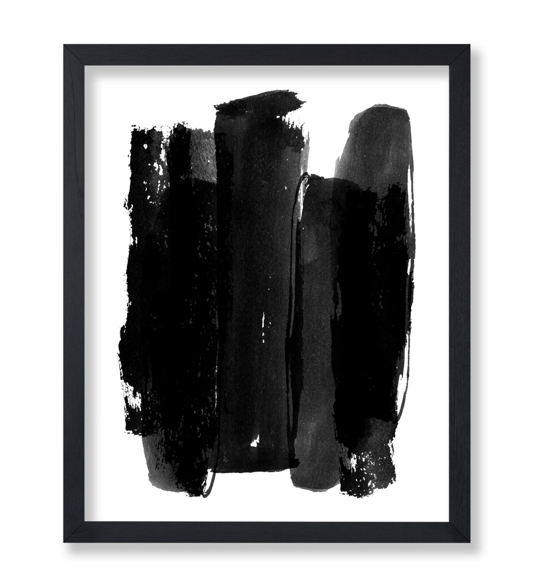 Black Brush Strokes No3