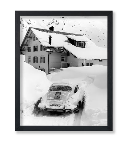 Car Stuck in Snow