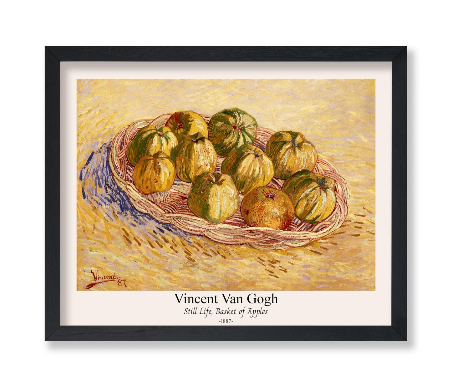 Van Gogh - Still Life Basket of Apples No1