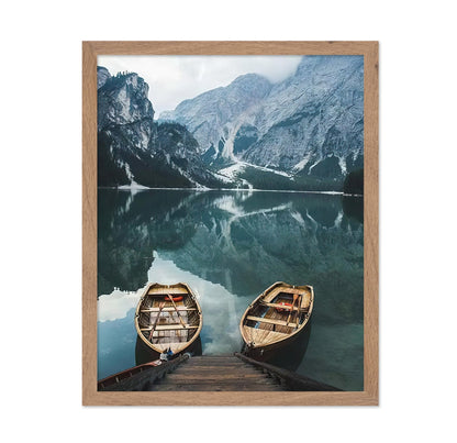 Boats at Lago di Braies