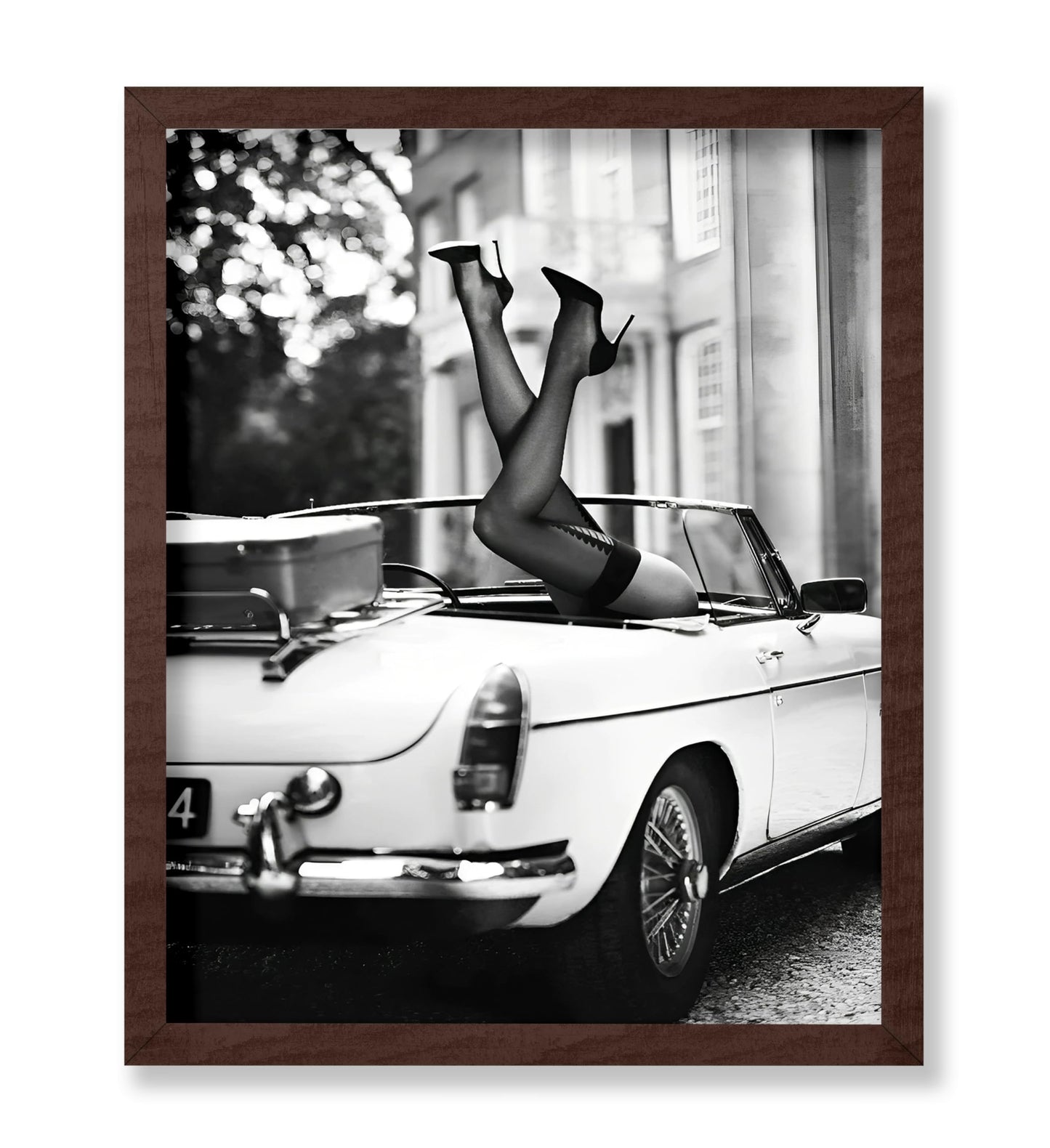 High Heels In Classic Car