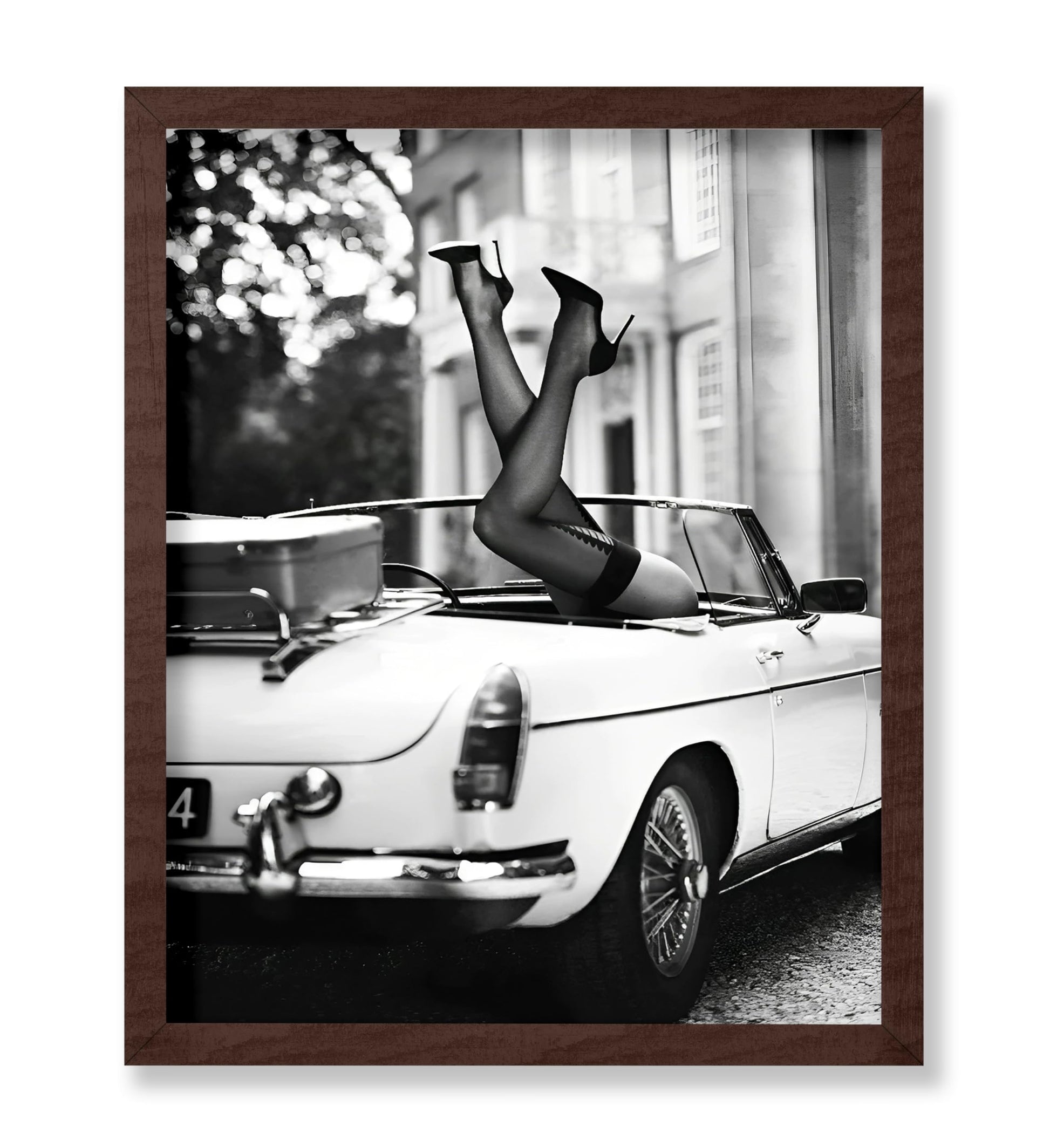 High Heels In Classic Car