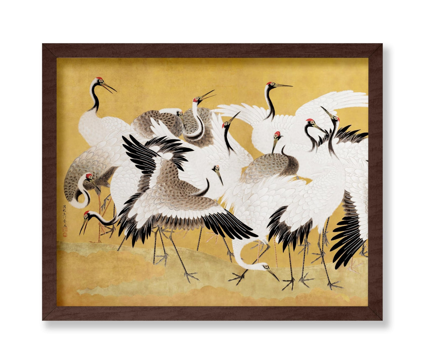 Ishida Yutei - Flock of Cranes