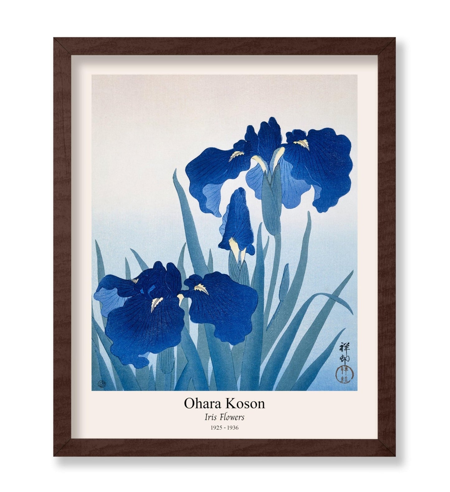 Ohara Koson - Iris Flowers No1