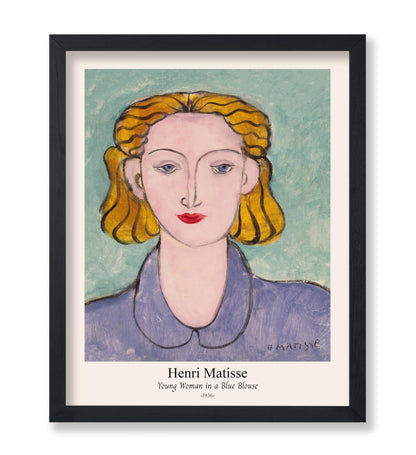 Henri Matisse - Young Woman in Blue Blouse