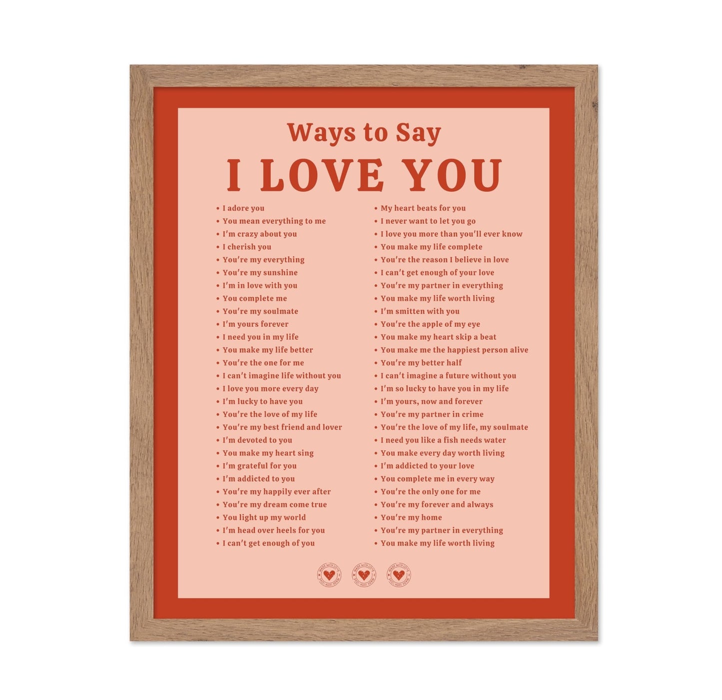 Ways To Say I Love You No3