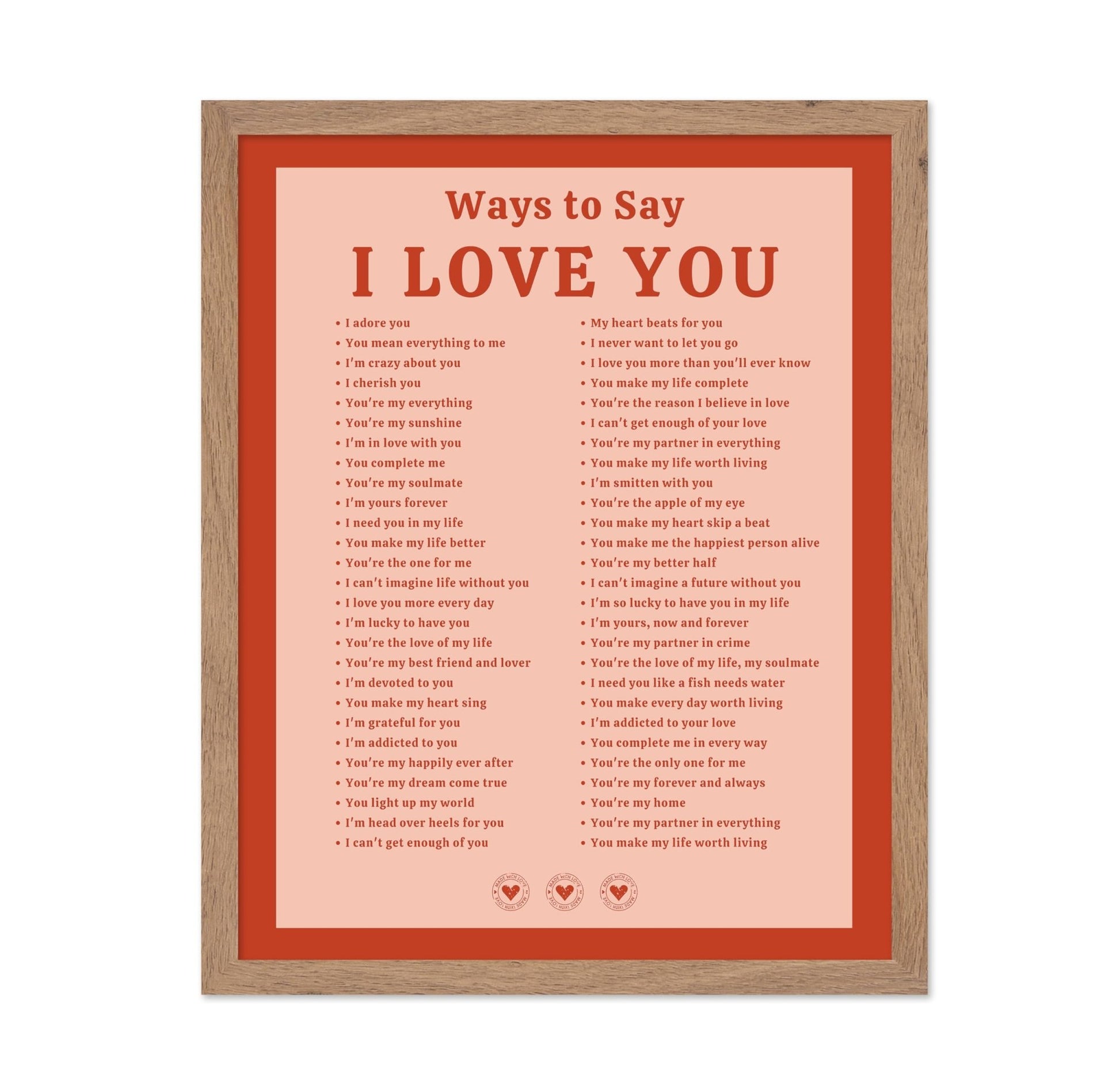 Ways To Say I Love You No3