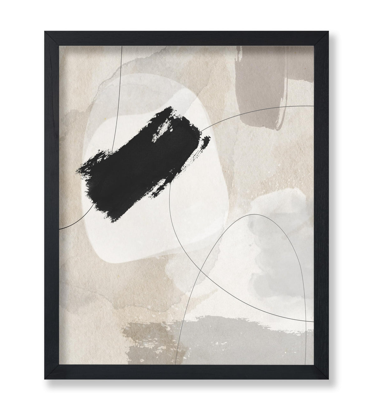 Shapes on Watercolor