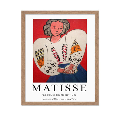 Henri Matisse - La Blouse Roumaine No1