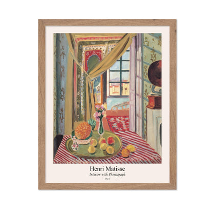 Henri Matisse - Interior with Phonograph No2