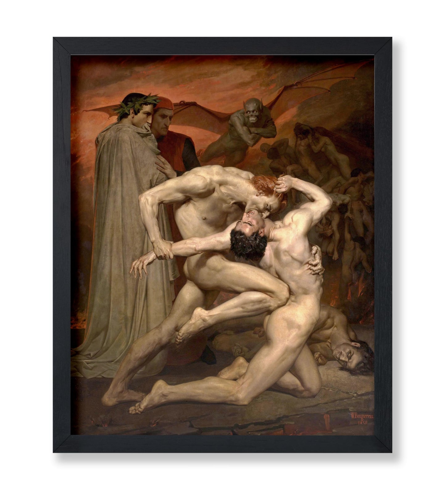 Dante and Virgil In Hell