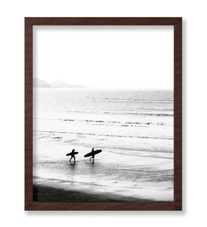 Surfers on the Beach