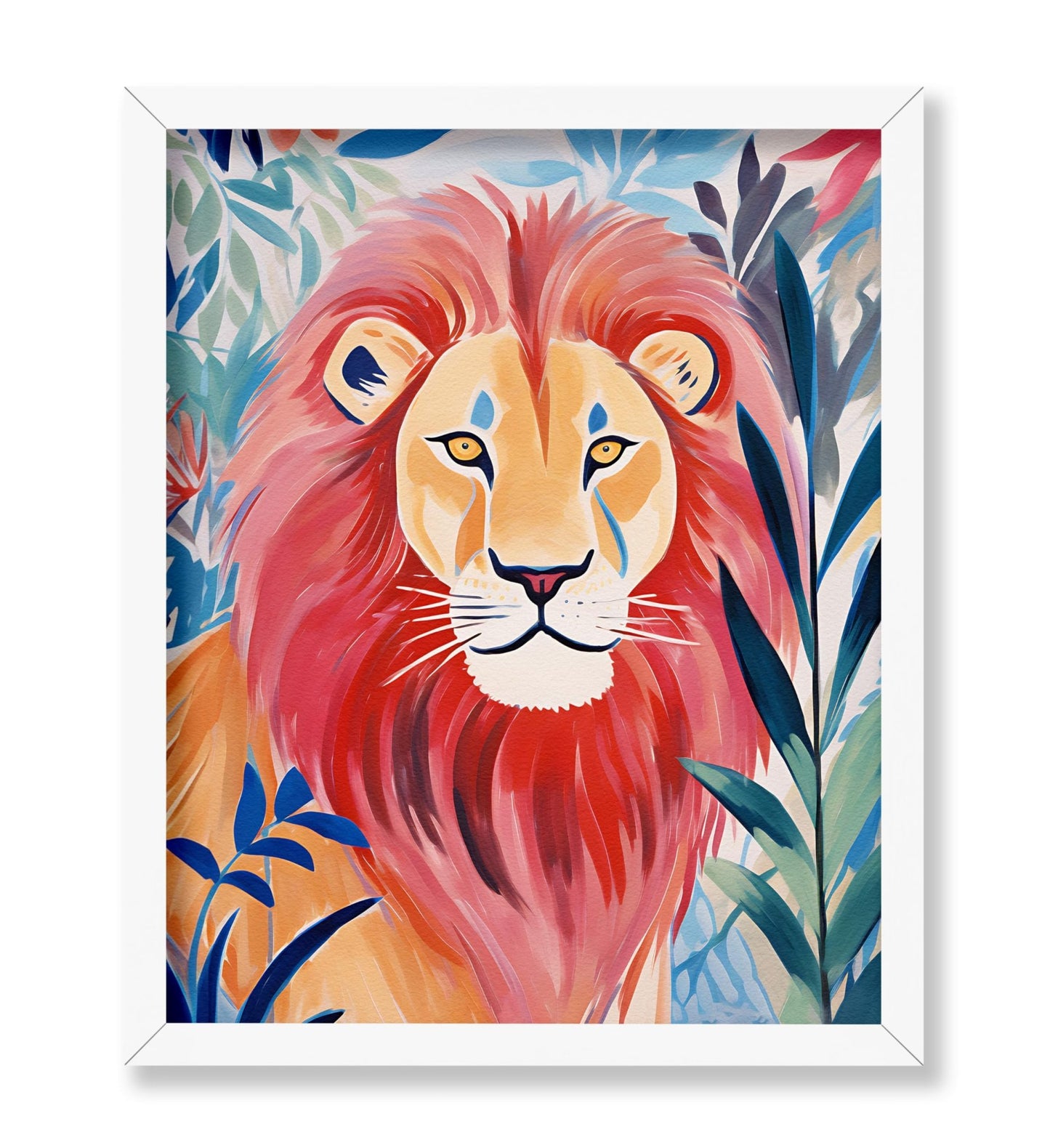 Watercolor Lion