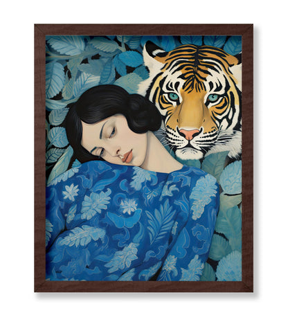 Woman With A Tiger No2