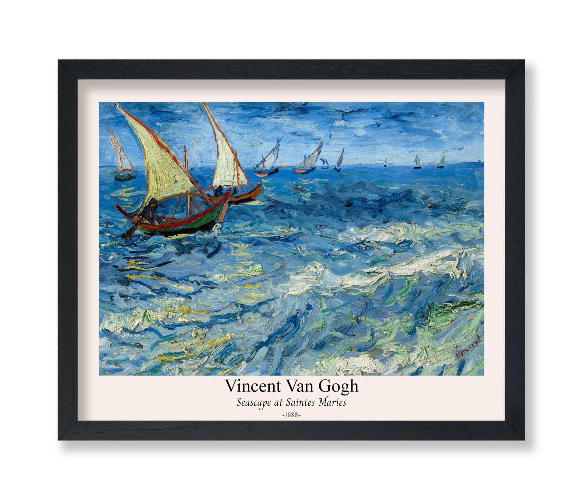 Van Gogh - Seascape at Saintes Maries