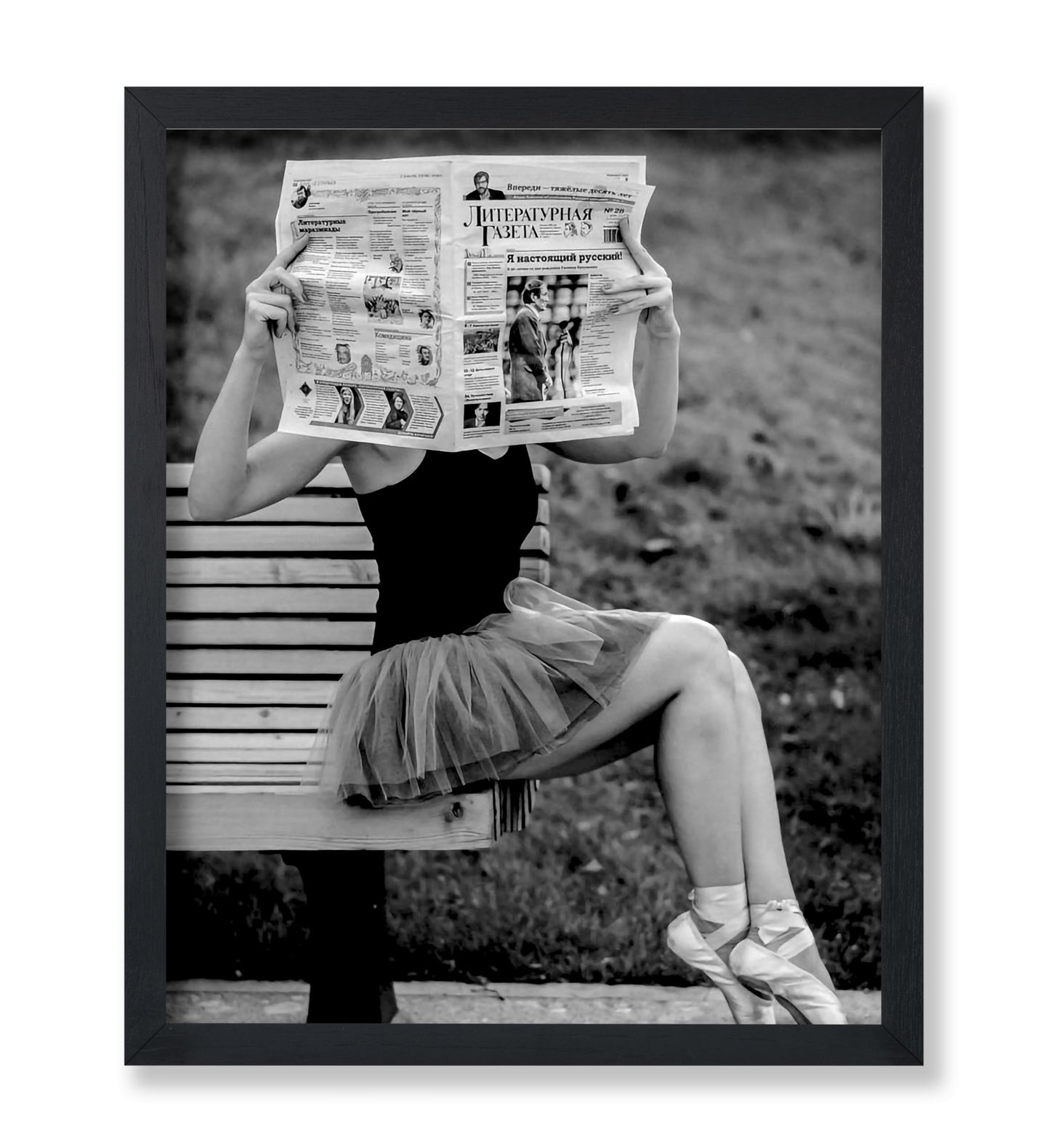 Ballet Dancer Reading