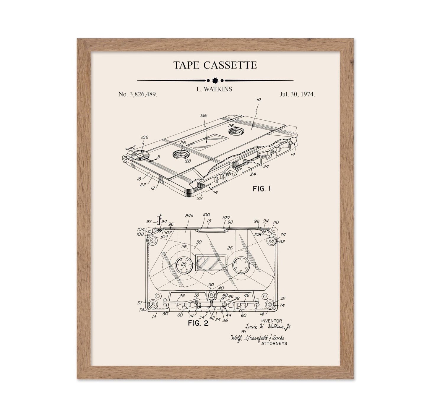 Cassette Tape Blueprint