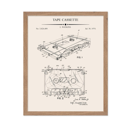 Cassette Tape Blueprint