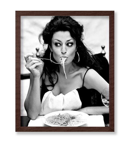 Sophia Eating Spaghetti