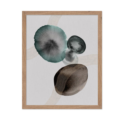 Watercolor Stain Circles No1