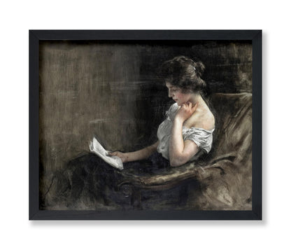 Caspar Ritter - Lesende junge Frau