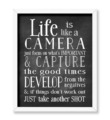 Life Is Like A Camera