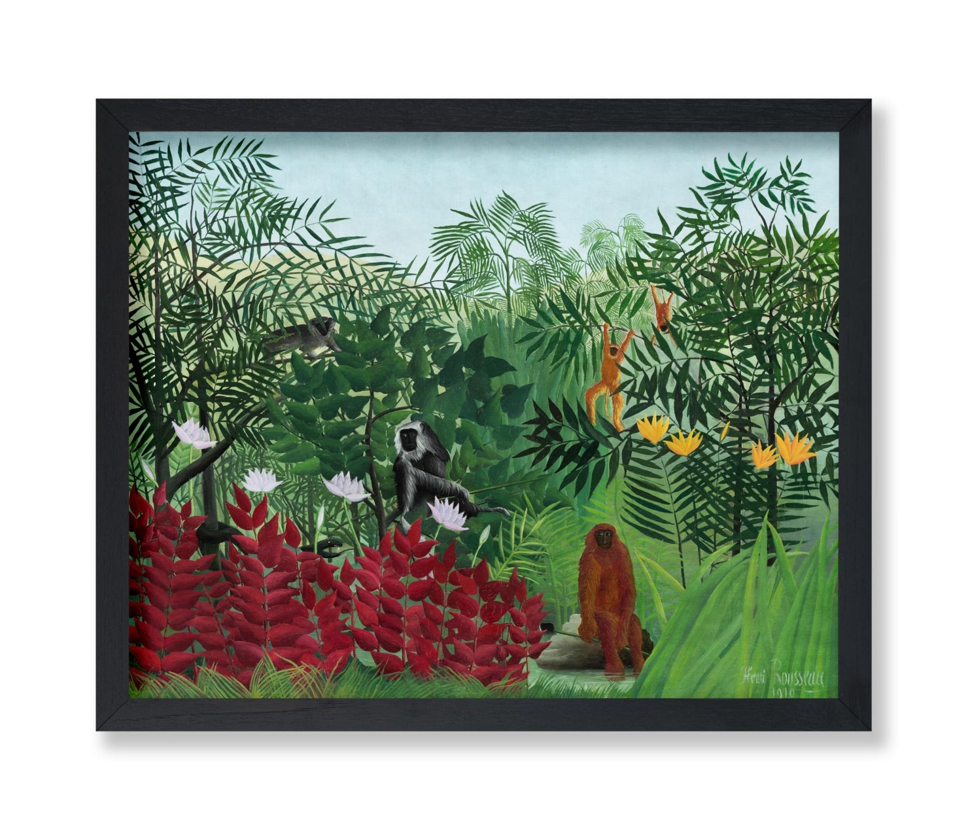 Henri Rousseau - Tropical Forest