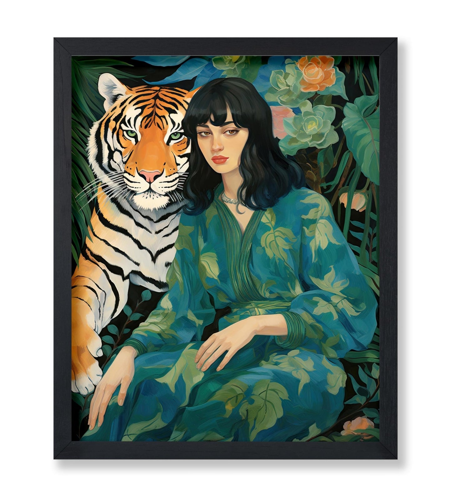 Woman With A Tiger No1