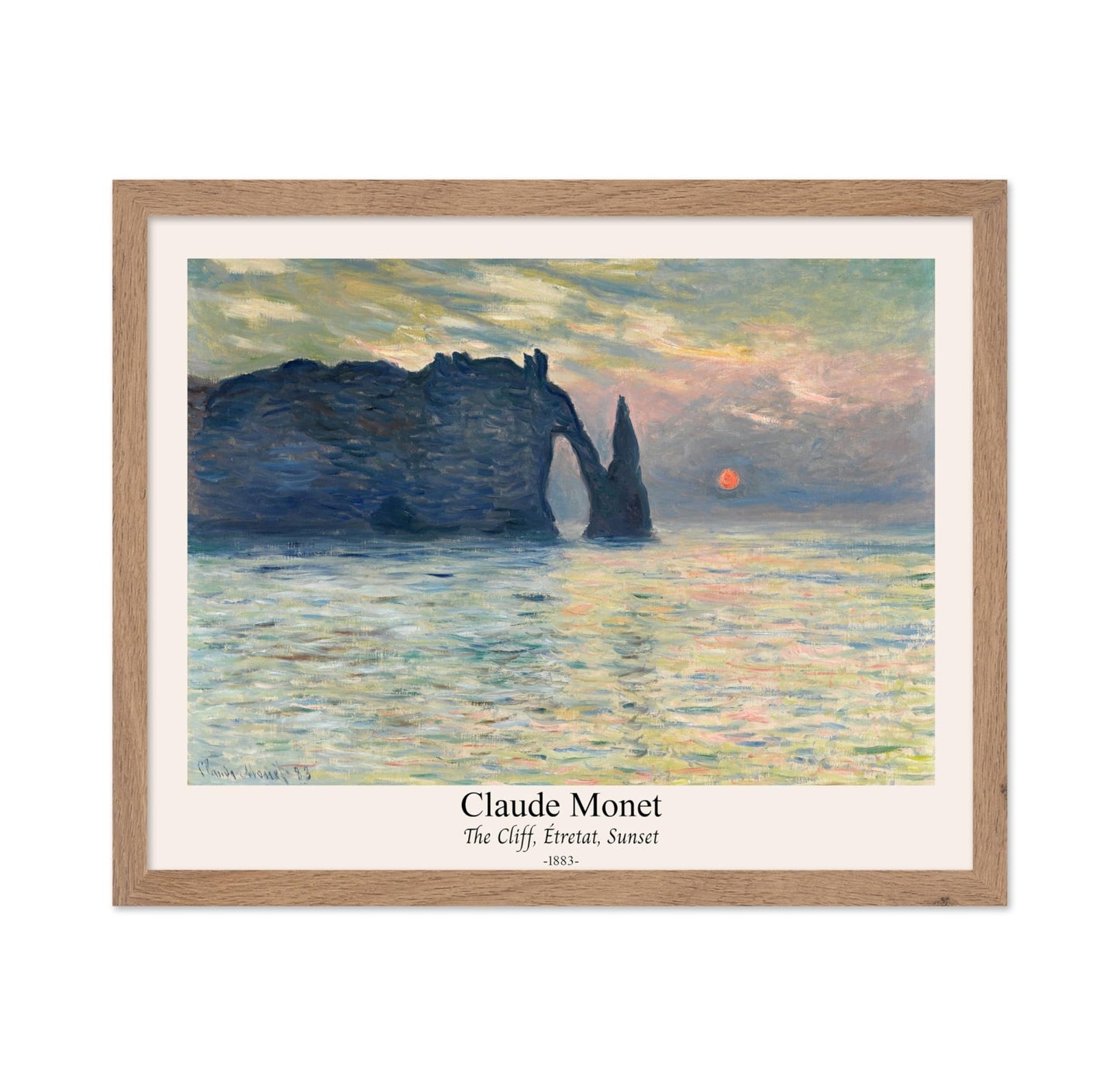 Claude Monet - The Cliff