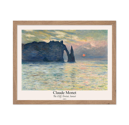 Claude Monet - The Cliff