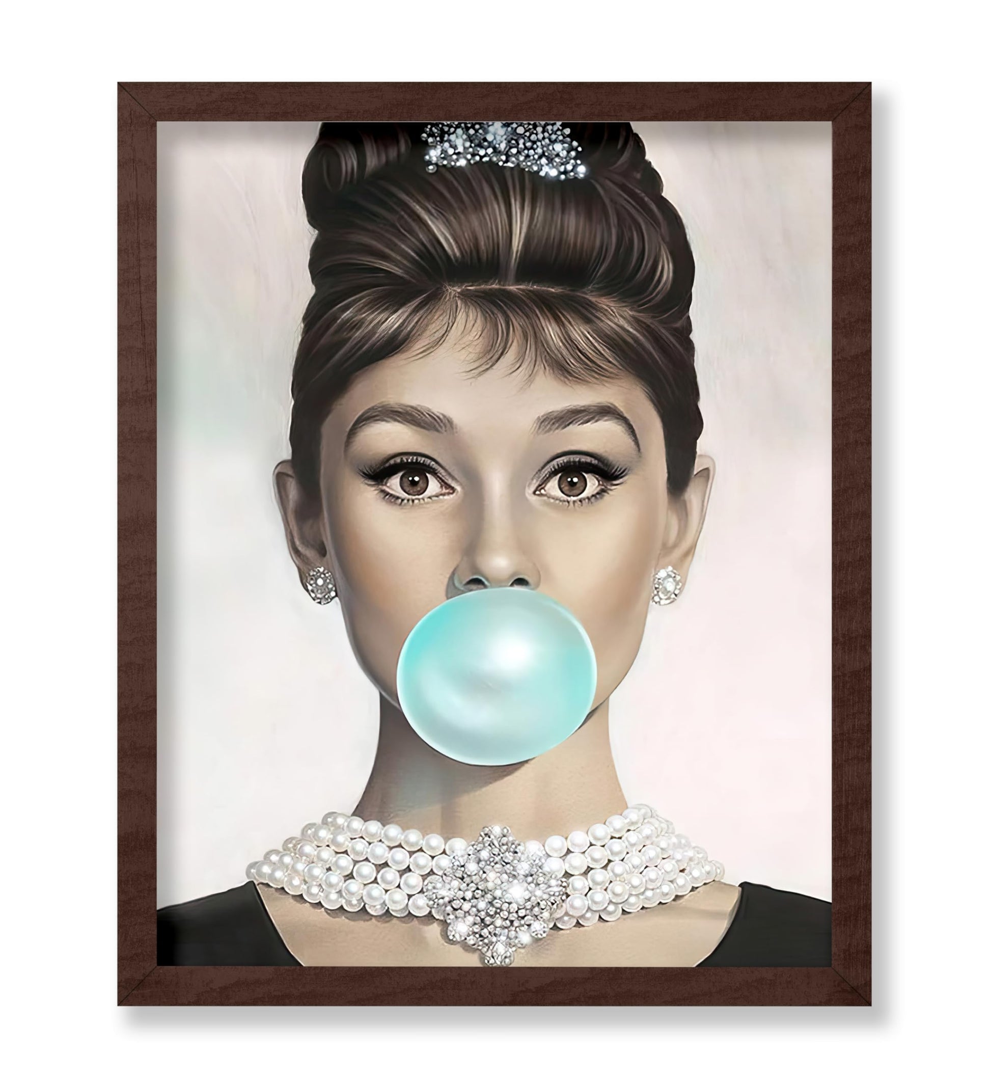Audrey Teal Bubble Gum No2