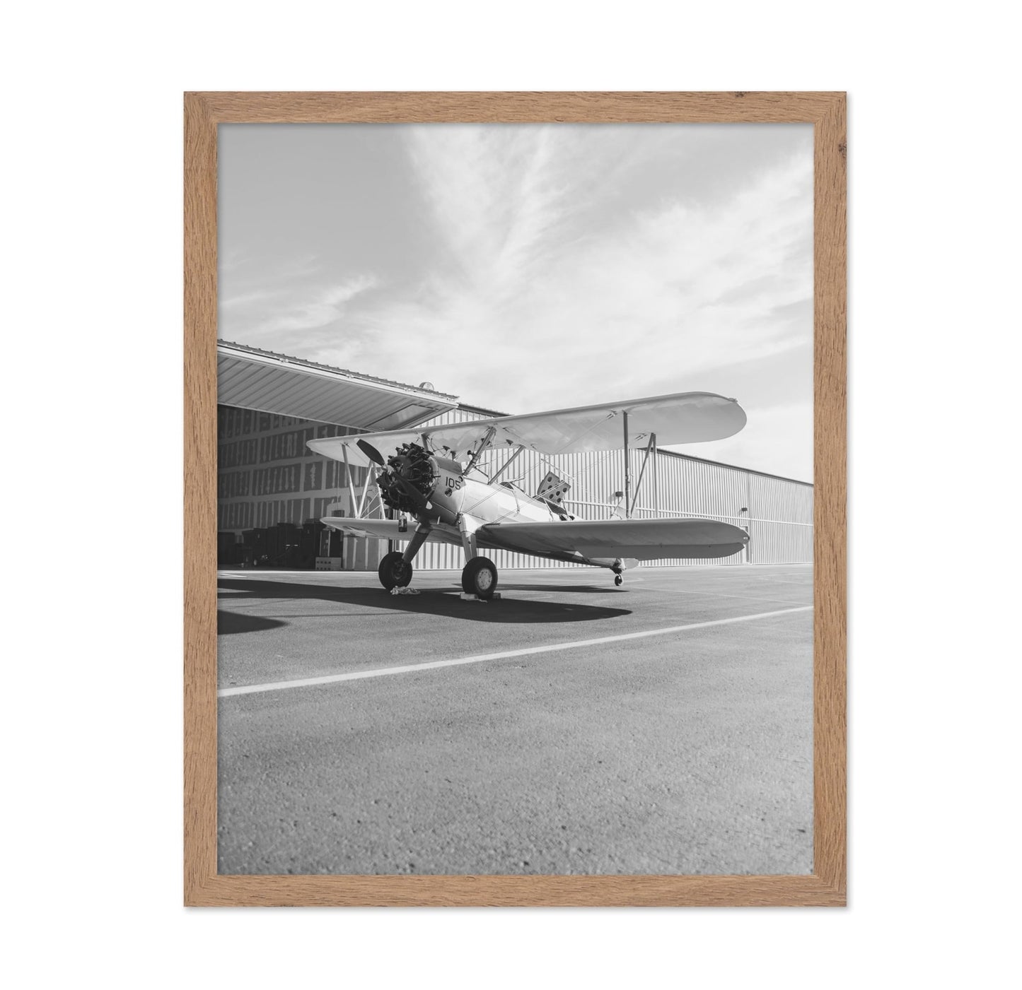 Biplane at the Airport