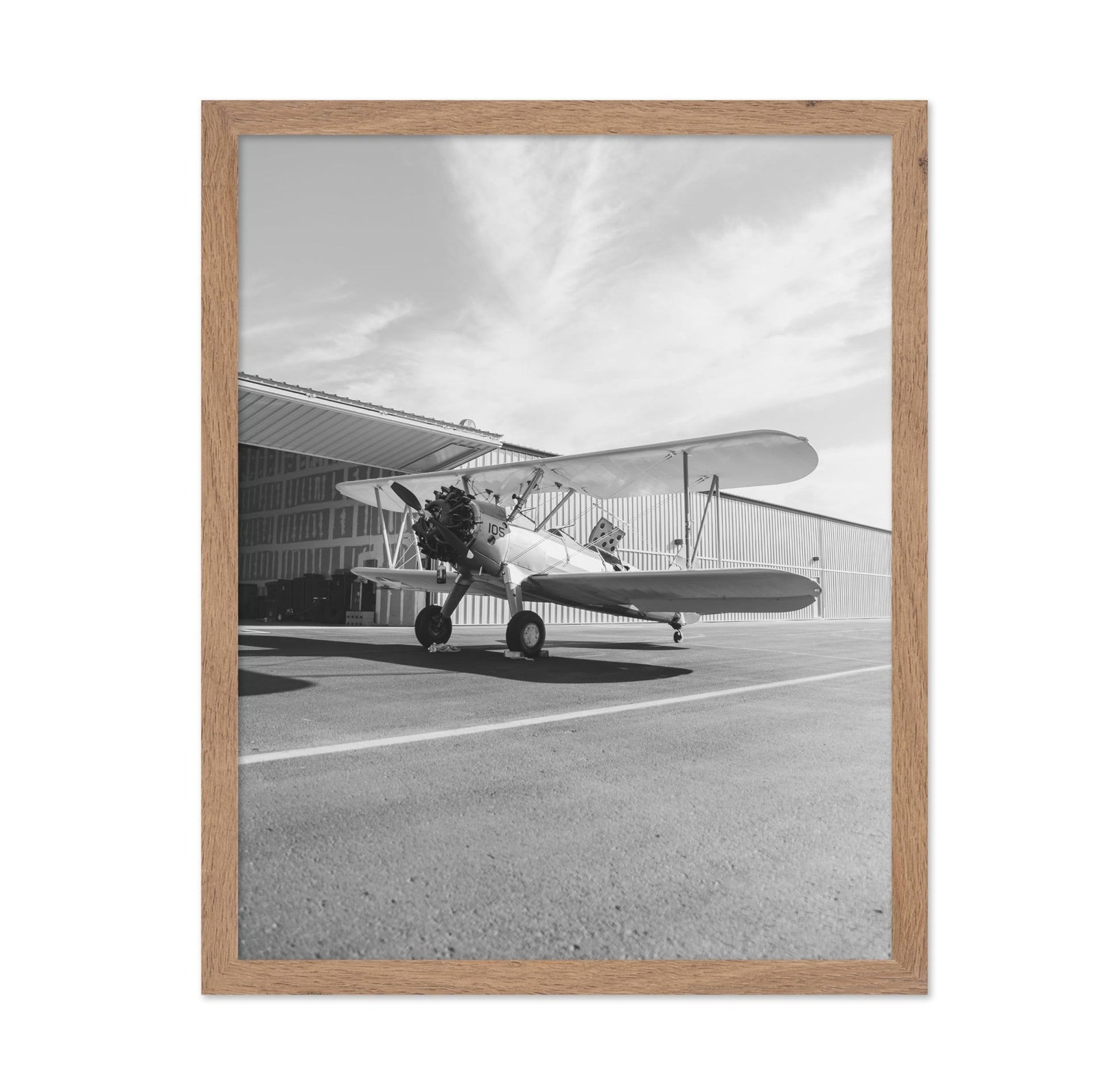 Biplane at the Airport