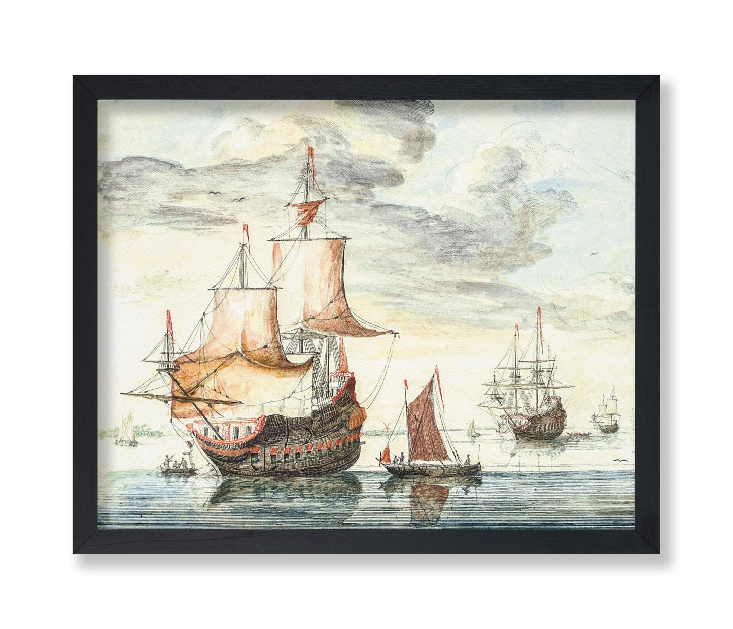 Ships on A Calm Sea