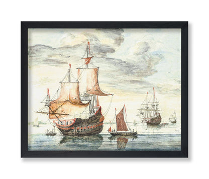 Ships on A Calm Sea
