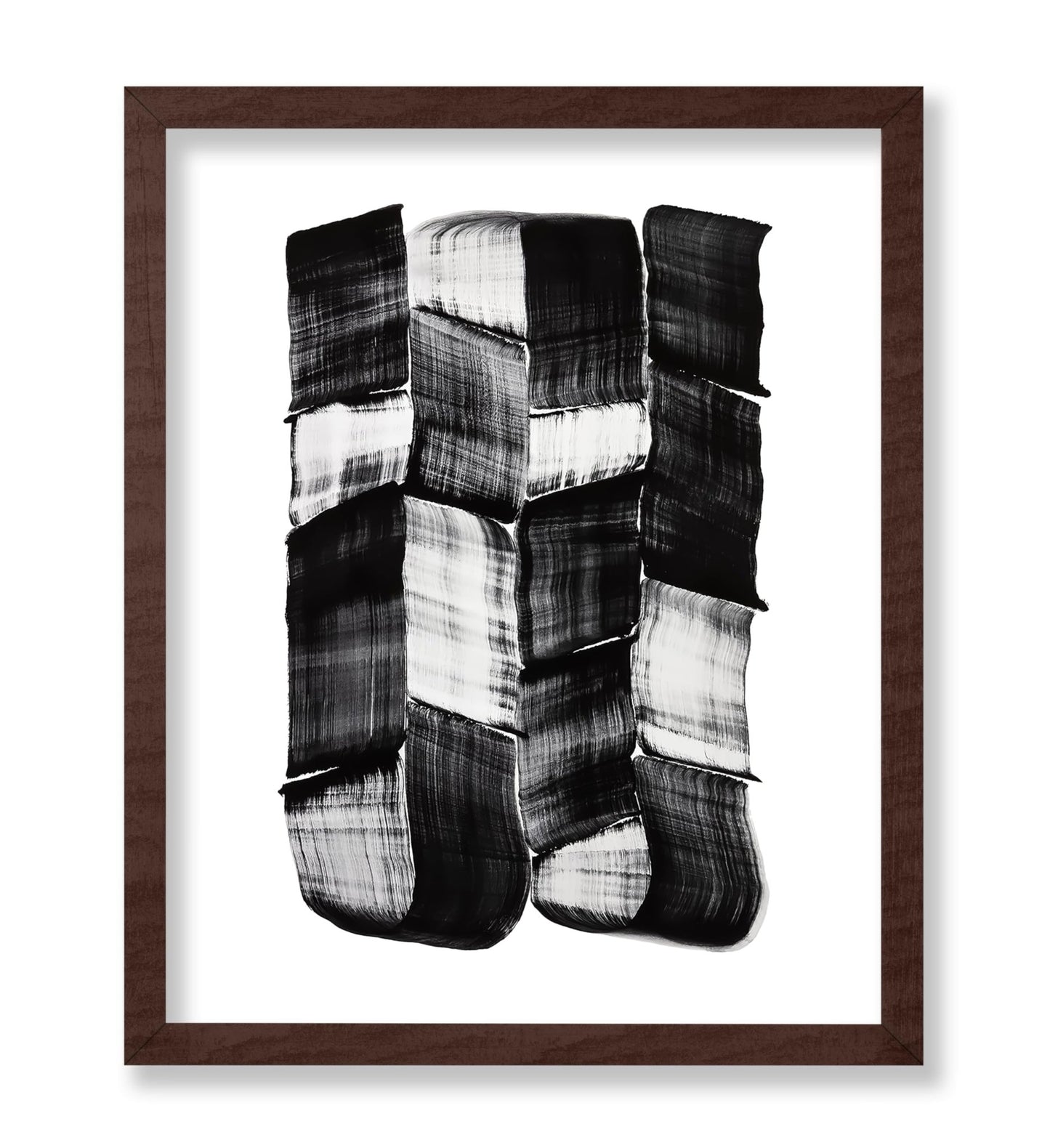 Black Ink Brushstrokes