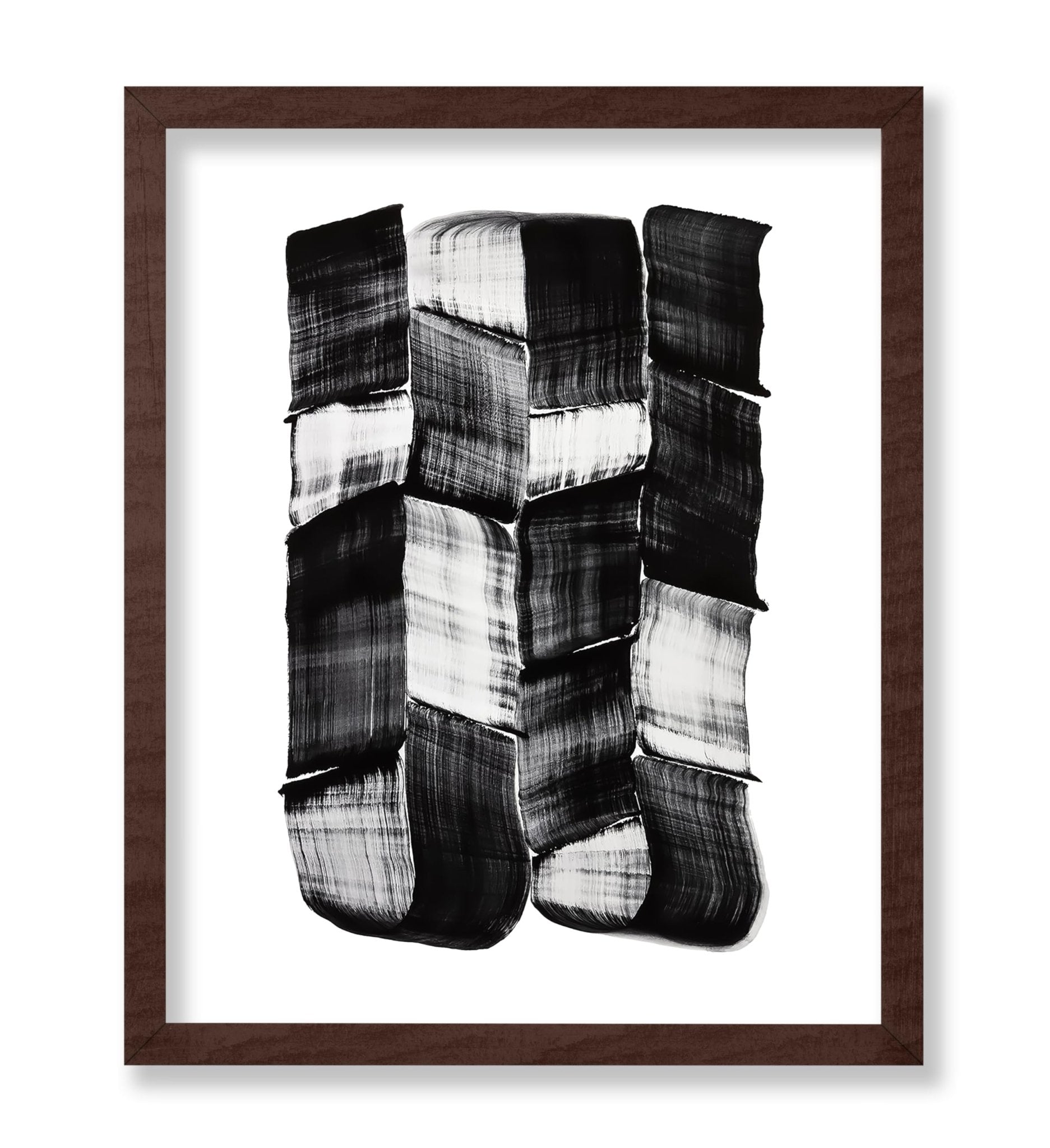 Black Ink Brushstrokes