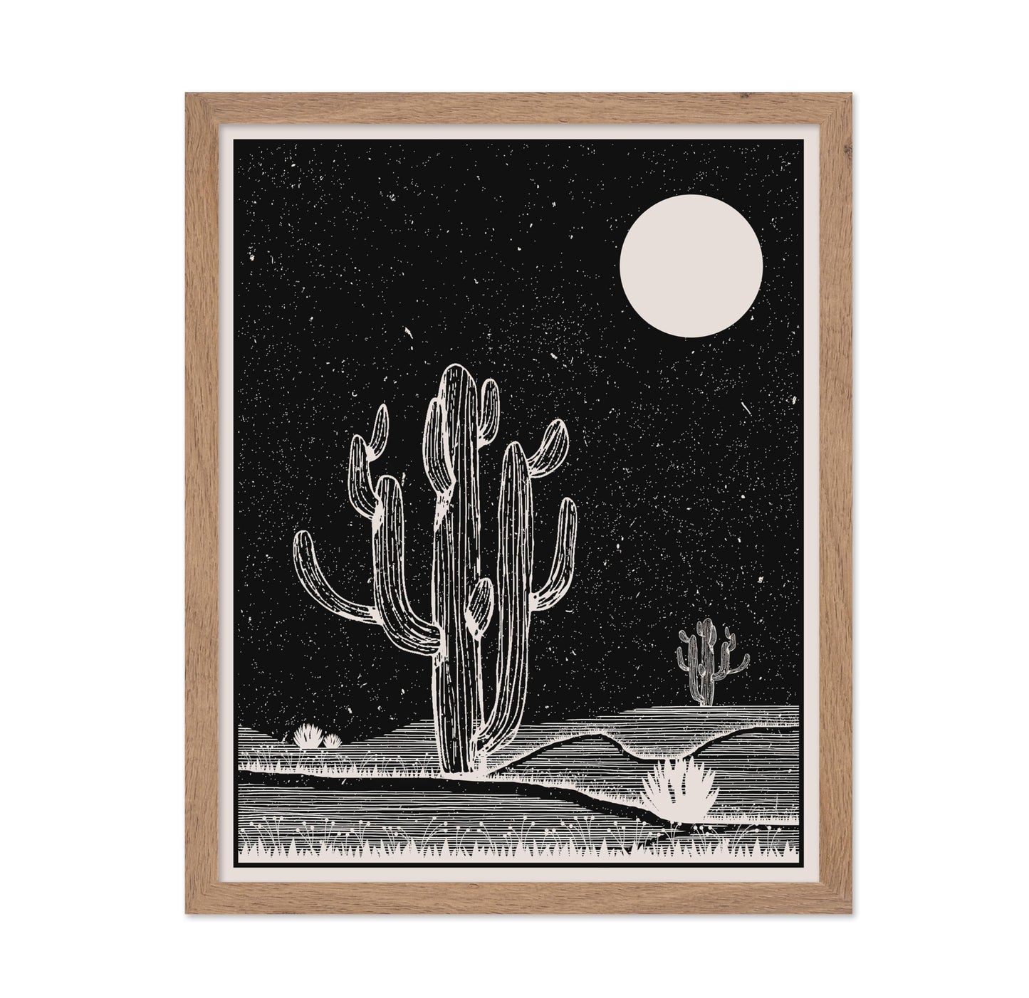 Cactus and Moon