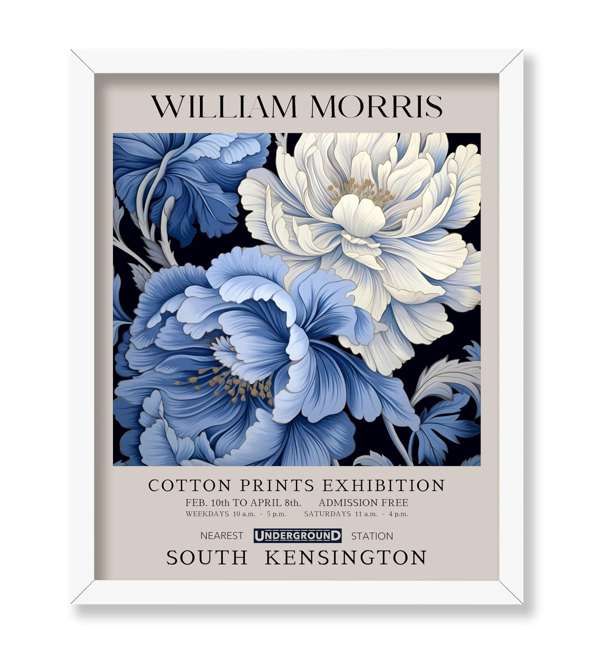 William Morris - Blue Floral